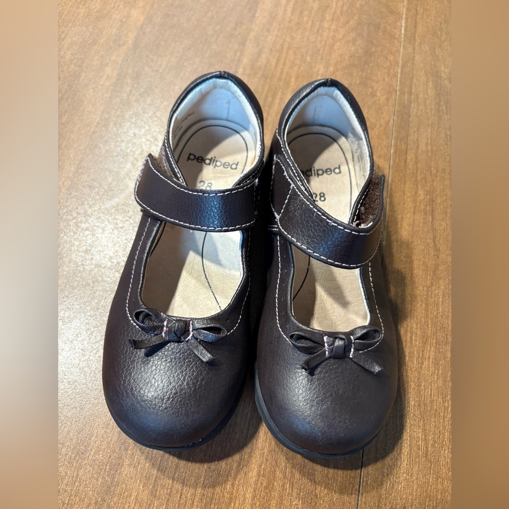 Pediped Vintage Kids Leather Dress Shoes Size 28